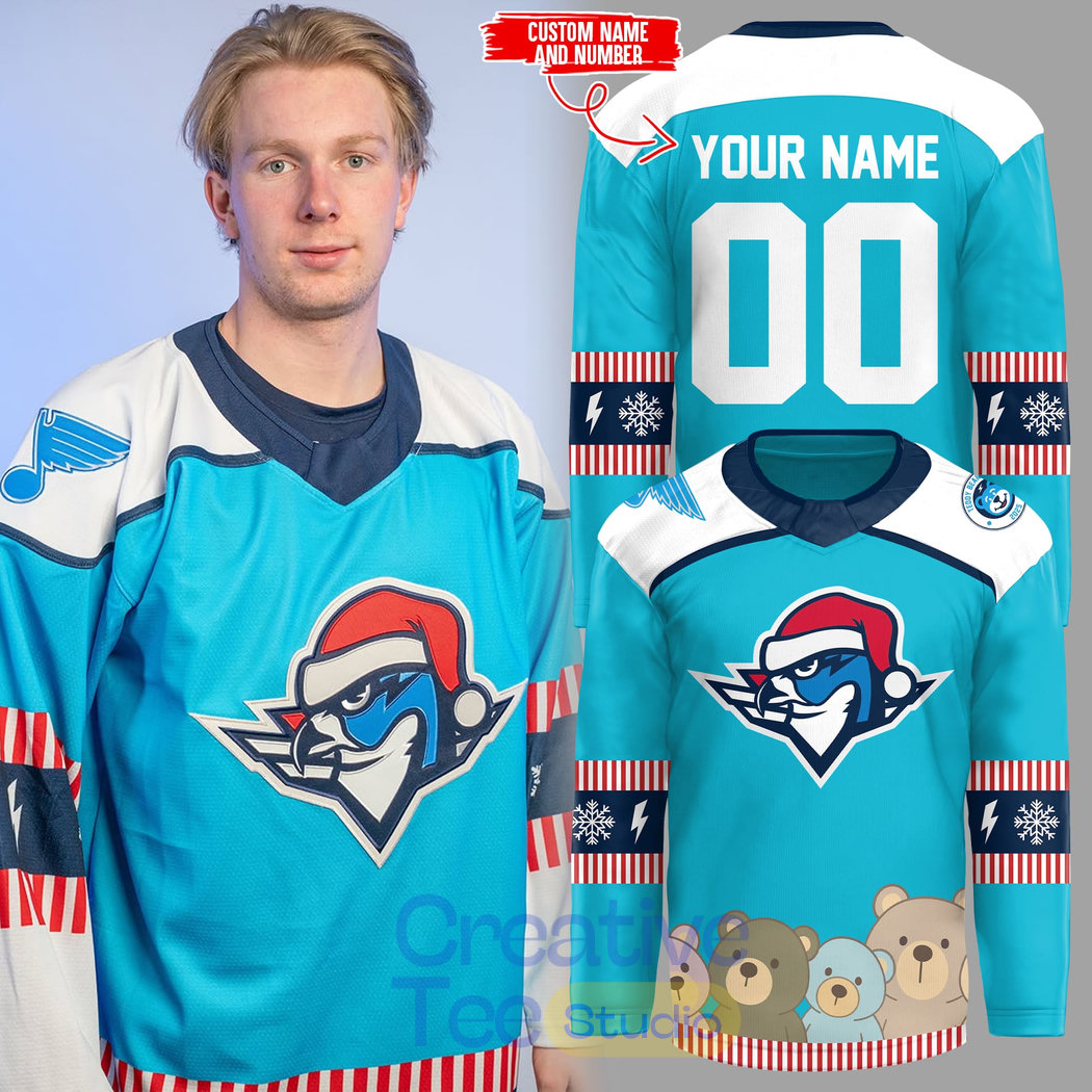 Springfield Thunderbirds Teddy Bear Toss Custom Hockey Jersey Springfield Thunderbirds Teddy Bear Toss Custom Hockey Jersey