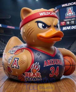 University of Arizona Wildcats Basketball Bear Down Rubber Duck