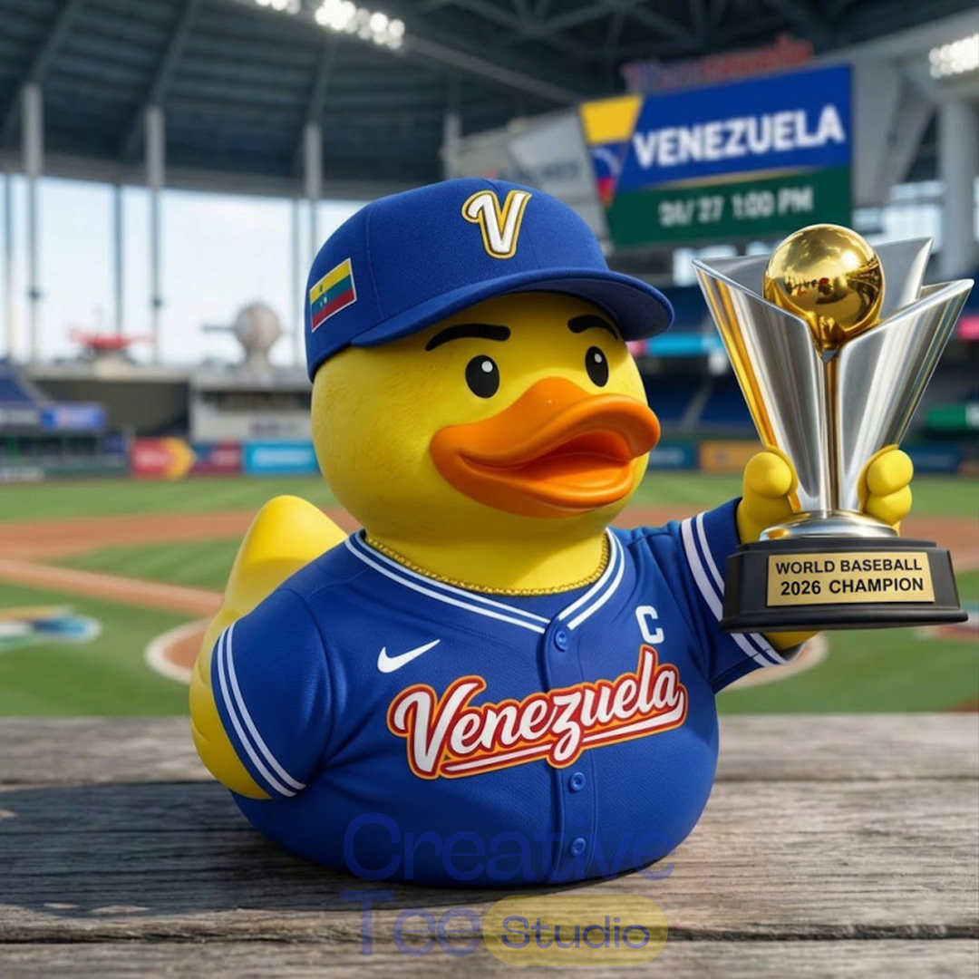 Venezuela WBC 2026 Champions Rubber Duck Venezuela WBC 2026 Champions Rubber Duck