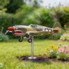 WWII Shark Mouth Fighter Garden Wind Spinner 3.jpg