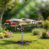 WWII Shark Mouth Fighter Garden Wind Spinner 4.jpg