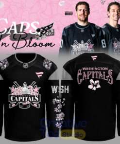 Washington Capitals Cherry Blossom Night Custom Hockey Jersey