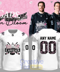 Washington Capitals Cherry Blossom Night Custom Hockey Jersey