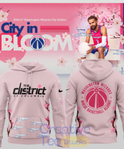 Washington Wizards Cherry Blossom “City in Bloom” Special Hoodie