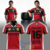Scuderia Ferrari Lewis Hamilton Football Concept Polo Shirt