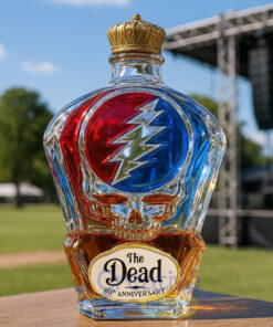 The Grateful Dead 60th Anniversary “Music That Never Ends” Whiskey Bottle