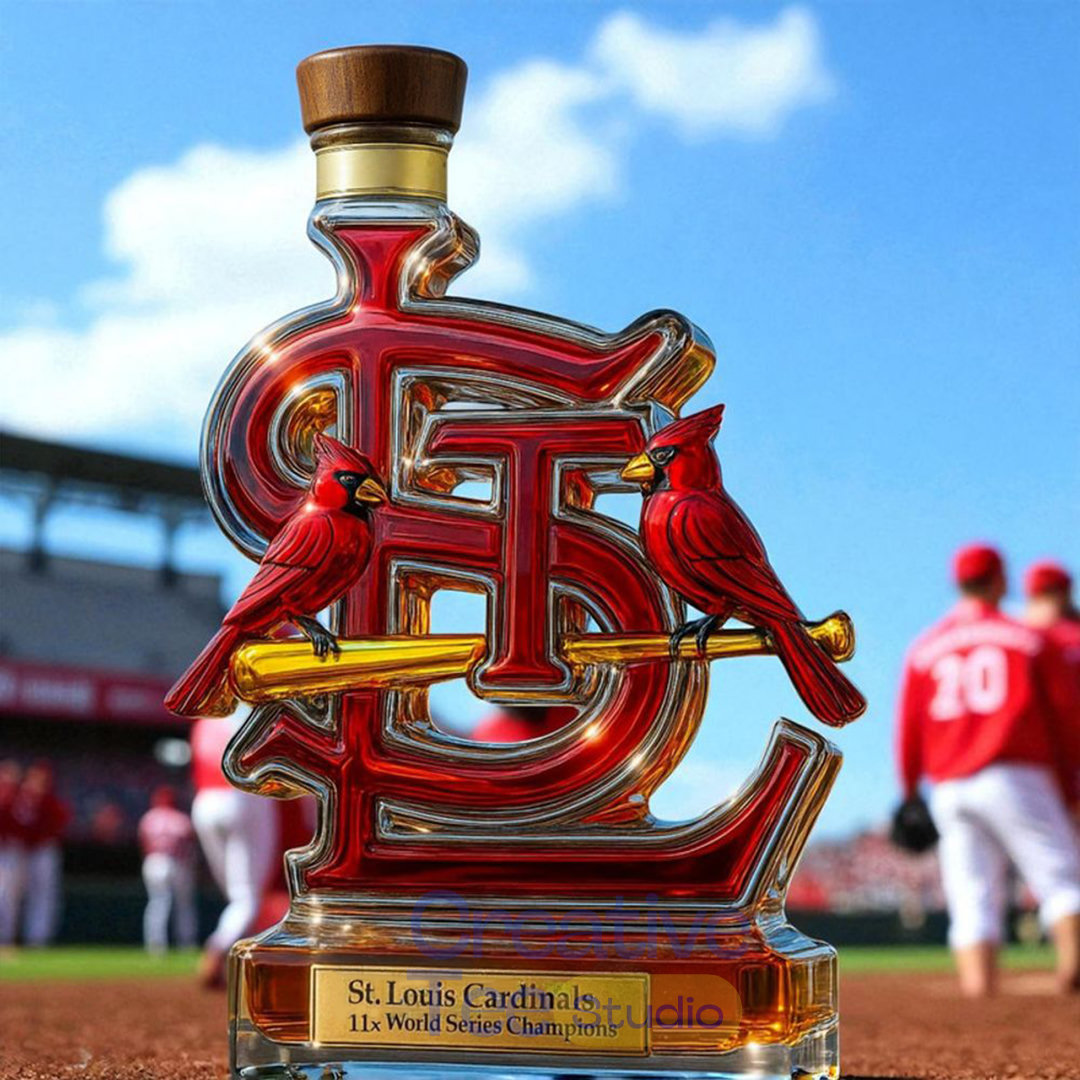 St. Louis Cardinals 11X World Series Champions Limited Edition Whiskey Bottle St. Louis Cardinals 11X World Series Champions Limited Edition Whiskey Bottle