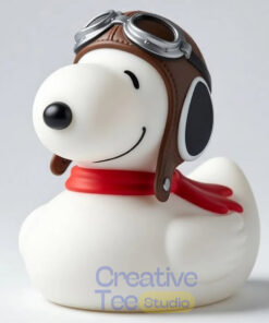 Flying Ace Snoopy-Style Collectible Duck