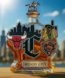 Chicago Sport Teams ‘Windy City’ Limited Edition Whiskey Bottle
