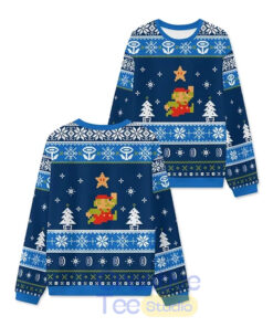 Super Mario Pixel Christmas Ugly Sweater Super Mario Pixel Christmas Ugly Sweater