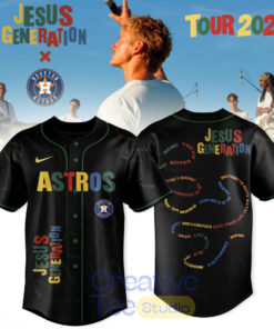 Houston Astros x The Jesus Generation 2026 Tour Baseball Jersey Houston Astros x The Jesus Generation 2026 Tour Baseball Jersey