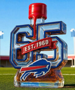 Buffalo Bills 65th Anniversary Limited Edition Whiskey Bottle