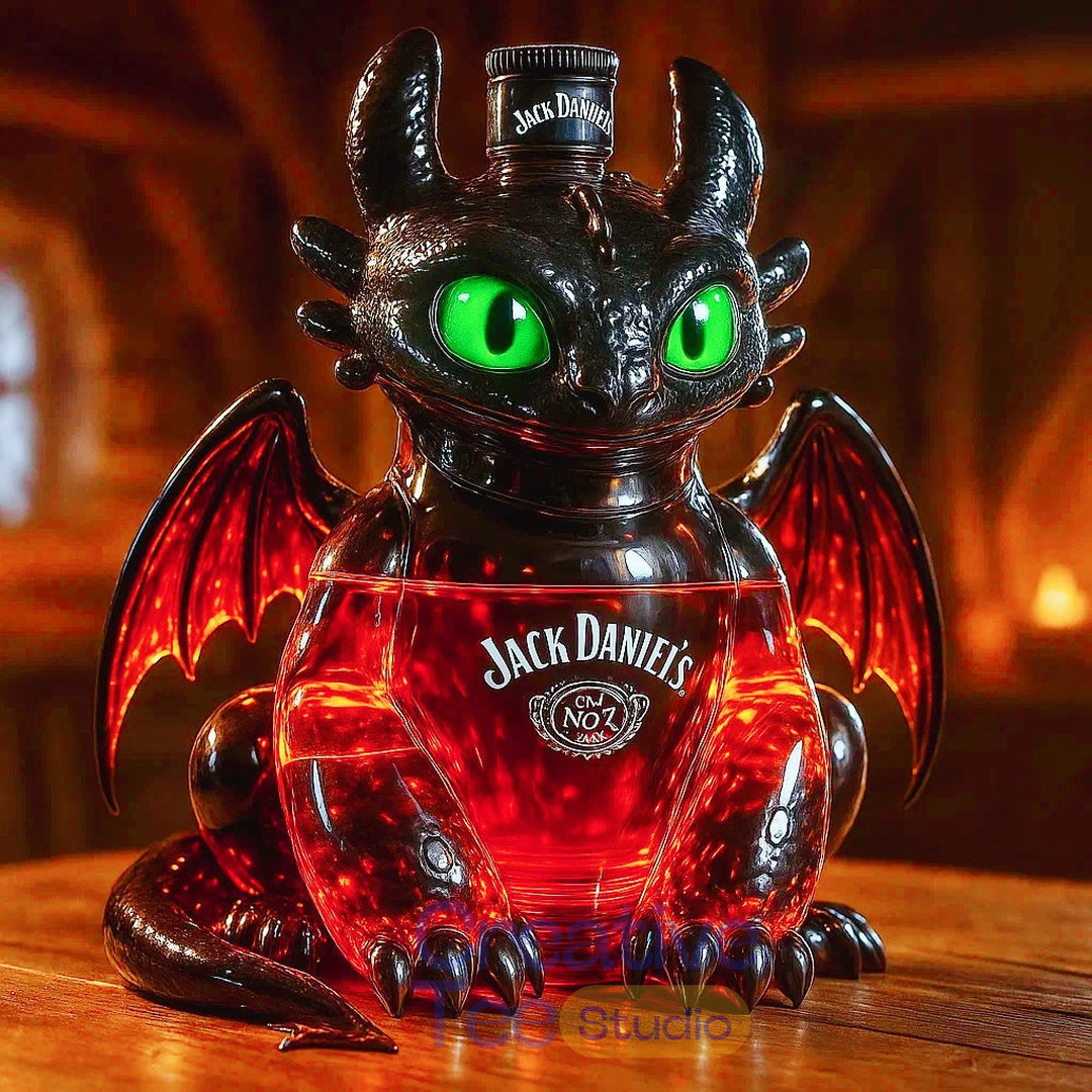 Toothless Limited Edition Whiskey Bottle Toothless Limited Edition Whiskey Bottle