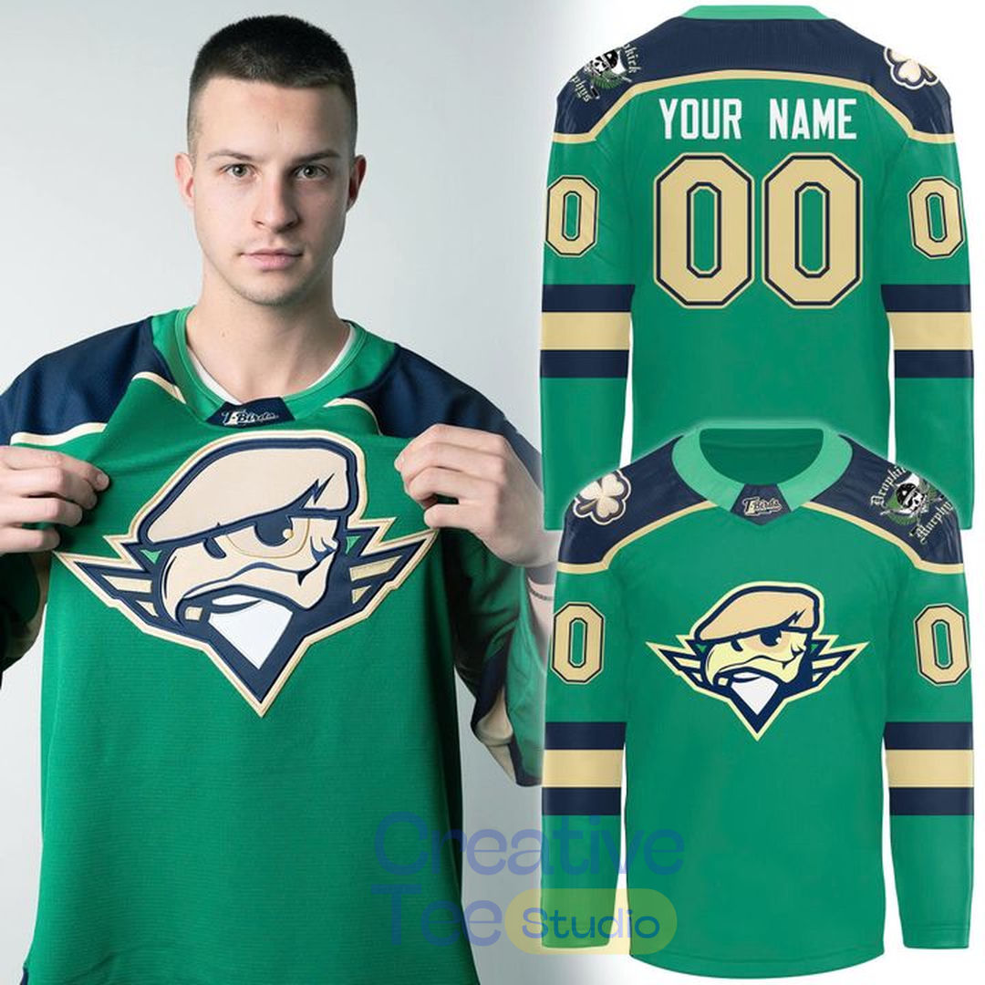 Springfield Thunderbirds 2026 Dropkick Murphys Custom Hockey Jersey Springfield Thunderbirds 2026 Dropkick Murphys Custom Hockey Jersey