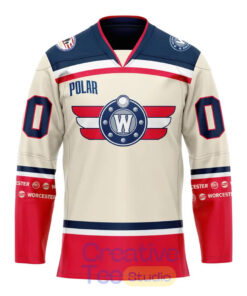 Worcester Railers 2026 Military Appreciation Night Custom Hockey Jersey