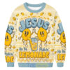 Jesus “Guess Who’s Back Again” Ugly Christmas Sweater Jesus “Guess Who’s Back Again” Ugly Christmas Sweater