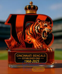 Cincinnati Bengals 57th Anniversary ‘Crowned Jungle Spirit’ Whiskey Bottle