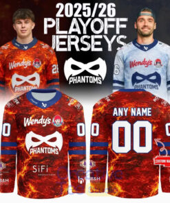 Peterborough Phantoms 2025/26 Season Play-off Custom Hockey Jersey