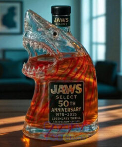 Jaws Movie 50th Anniversary Limited Edition Whiskey Bottle