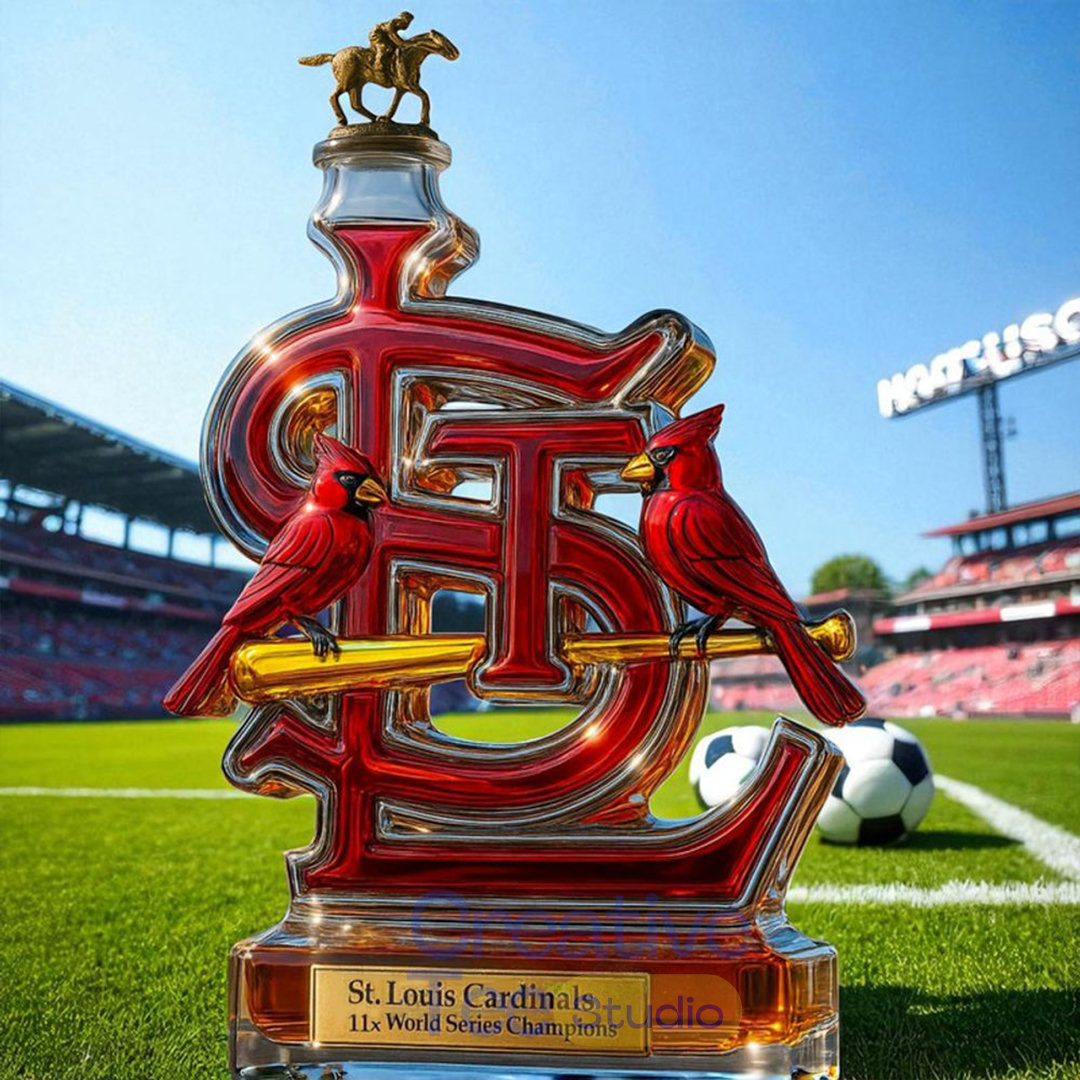 St. Louis Cardinals 11X World Series Champions Limited Edition Whiskey Bottle St. Louis Cardinals 11X World Series Champions Limited Edition Whiskey Bottle