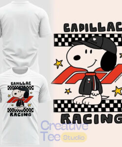 Snoopy x Cadillac F1 Racing T-Shirt Snoopy x Cadillac F1 Racing T-Shirt