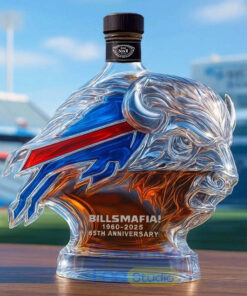 Buffalo Bills ‘Bill Mafia’ 65th Anniversary Whiskey Bottle