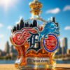 Detroit Tigers ‘Fierce Tiger Head’ 4x World Series Champions Whiskey Bottle Detroit Tigers ‘Fierce Tiger Head’ 4x World Series Champions Whiskey Bottle
