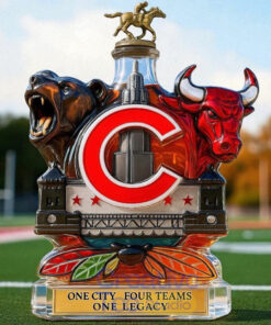Chicago Sports ‘Teams One City Four Teams One Legacy’ Limited Edition Whiskey Bottle