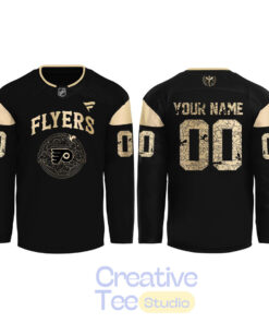 Philadelphia Flyers Fourth Wings Night Custom Hockey Jersey