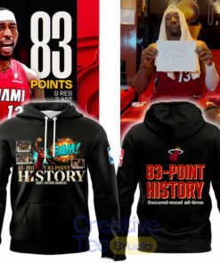 Miami HEAT – Bam Adebayo 83-Point History Limited Hoodie