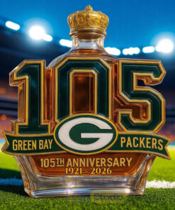 Green Bay Packers 105th Anniversary Limited Edition Whiskey Bottle
