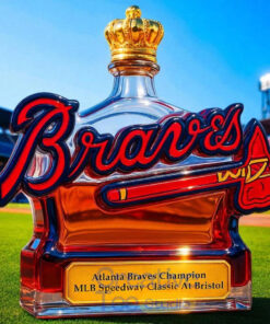 Atlanta Braves Champion MLB Speedway Limited Edition Whiskey Bottle Atlanta Braves Champion MLB Speedway Limited Edition Whiskey Bottle
