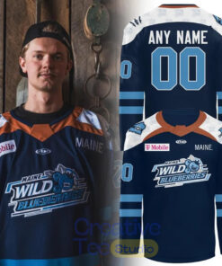 Maine Mariners 2026 Wild Blueberries Custom Hockey Jersey