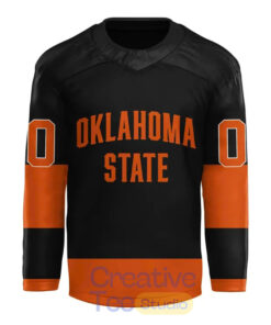 Oklahoma State Cowboys Hockey Bedlam Custom Jersey