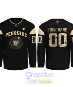 Pittsburgh Penguins Fourth Wings Night Custom Hockey Jersey