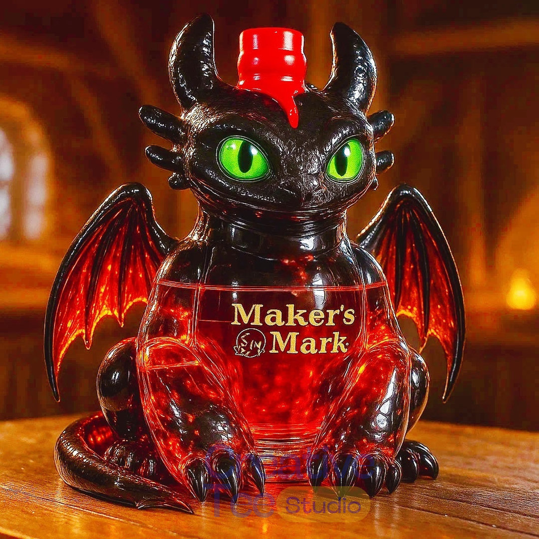 Toothless Limited Edition Whiskey Bottle Toothless Limited Edition Whiskey Bottle