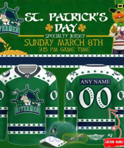 Peoria Rivermen 2026 St. Patty’s Day Celebration Custom Hockey Jersey
