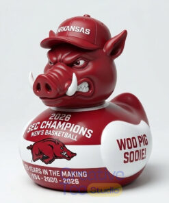 Arkansas Razorbacks Basketball SEC Champions Commemorative Duck Figure