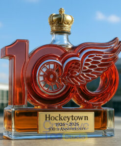 Detroit Red Wings ‘Hockeytown’ 100th Anniversary Whiskey Bottle Detroit Red Wings ‘Hockeytown’ 100th Anniversary Whiskey Bottle