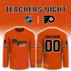 Philadelphia Flyers Fourth Wings Night Custom Hockey Jersey
