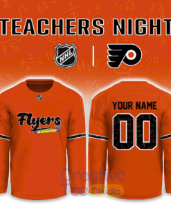 Philadelphia Flyers Teacher Appreciation Night 2026 Custom Hockey Jersey