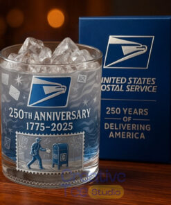 USPS 250th Anniversary Whiskey Glass – Limited Edition