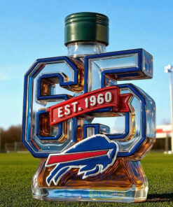 Buffalo Bills 65th Anniversary Limited Edition Whiskey Bottle Buffalo Bills 65th Anniversary Limited Edition Whiskey Bottle