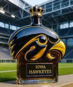 Iowa Hawkeyes Whiskey Bottle