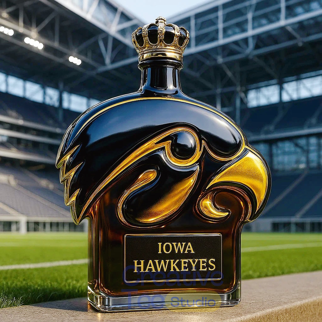 Iowa Hawkeyes Whiskey Bottle Iowa Hawkeyes Whiskey Bottle