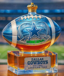 Dallas Cowboys ‘America’s Team’ Football Championship Whiskey Bottle