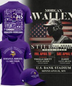 Minnesota Vikings x Morgan Wallen Still The Problem Tour 2026 T-Shirt