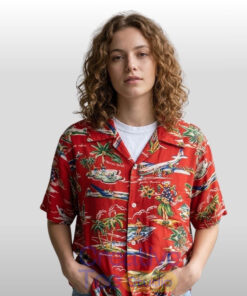 2026 Zendaya Airways Silk Aloha Hawaiian Shirt