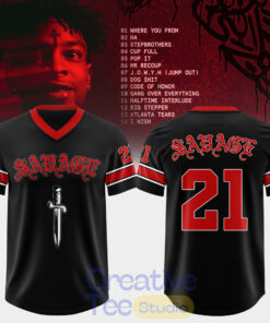 21 SAVAGE: “What Happened to the Streets?” New Album Football Jersey
