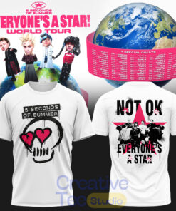5 Seconds of Summer Everyone’s a Star Tour 2026 T-Shirt 5 Seconds of Summer Everyone’s a Star Tour 2026 T-Shirt